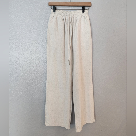 Collared Drawstring Two Piece Pants Set - Picture 11 of 15